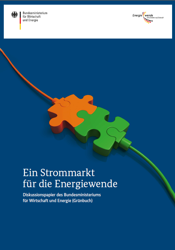 Grünbuch 'Ein Strommarkt für die Energiewende' - Titel - BMWi
