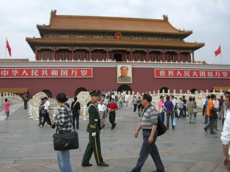 Peking - Eingang zur verbotenen Stadt - Foto © Gerhard Hofmann, Agentur Zukunft