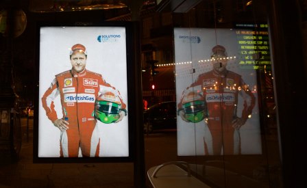 Brandalism Reklame-Kunstwerk Cameron - Foto © Barnbrook brandalism.org.uk