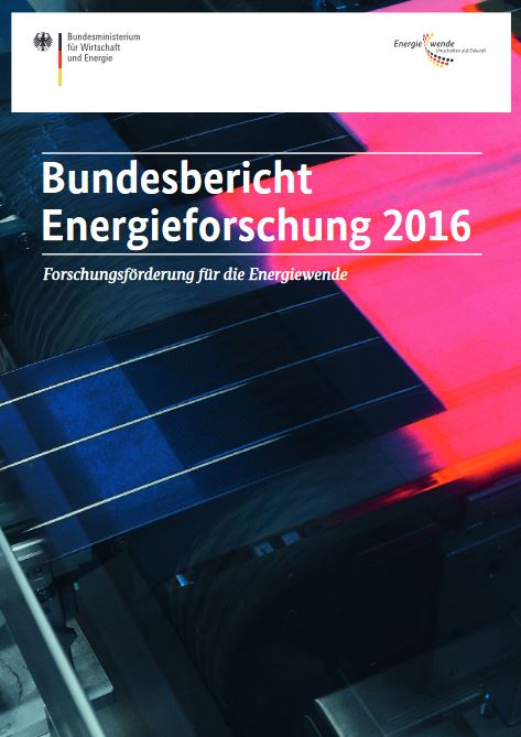 Bundesbericht Energieforschung 2016 - Titel