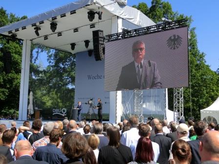 Bundespräsident Joachim Gauck eröffnet Woche der Umwelt - Foto © Gerhard Hofmann, Agentur Zukunft für Solarify