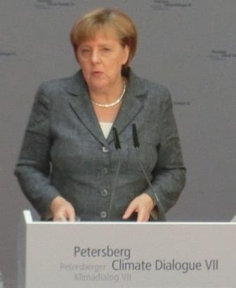 Angela Merkel beim 7. Petersberger Dialog - Foto © Gerhard Hofmann, Agentur Zukunft für Solarify