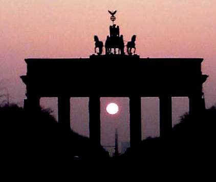 Sonnenuntergang über Berlin - Foto © Gerhard Hofmann, Agentur Zukunft für Solarify 20120315