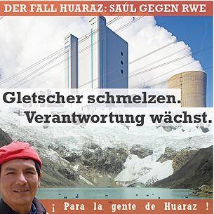 Der Fall Huaraz: Saúl gegen RWE - Plakat © GERMANWATCH