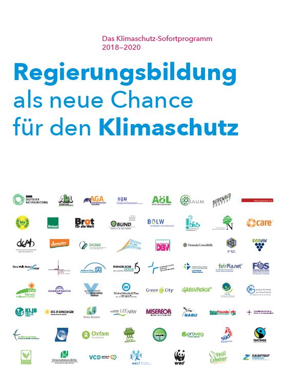 Klimaschutzprogramm 2018-2020 der Zivilgesellschaft - Titel
