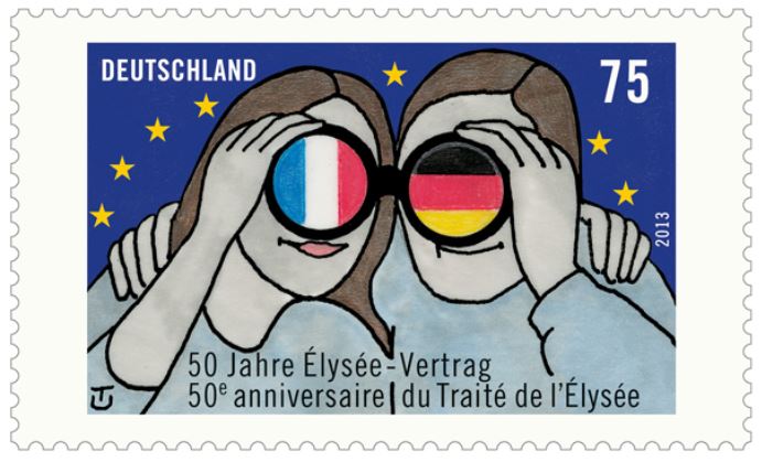 Briefmarke 50 Jahre Elysee-Vertrag © BMF.JPG