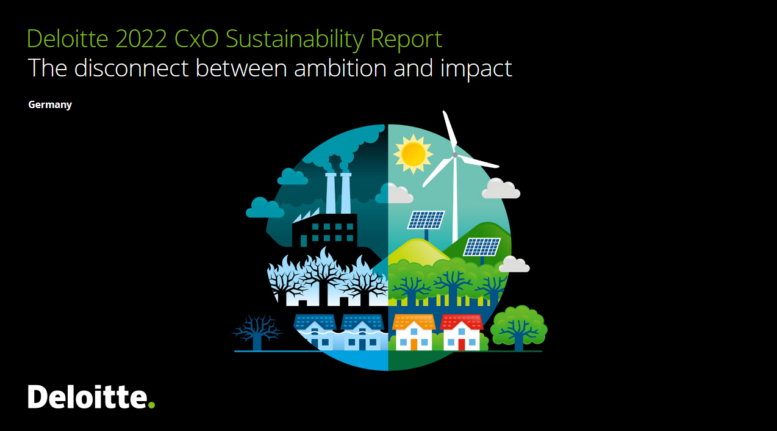 Deloitte 2022 CxO Sustainablility Report- Titel © Deloitte.