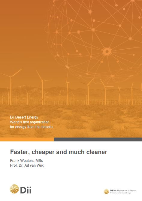 Faster, cheaper and cleaner - Dii-Broschüre - Titelbild