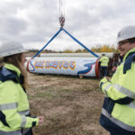 Wasserstoff-Rohr 'H2 inside'-Graffiti