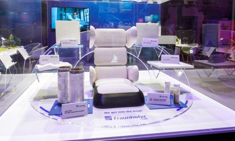 © Fraunhofer CCPEThe “Circular Child Seat” demonstrator in monomaterial design