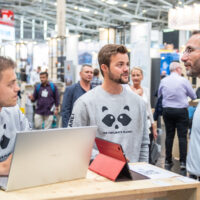 Nearly 50 startups are showcasing their businesses in the Start-Up Area at IFAT Munich. © Messe München GmbH